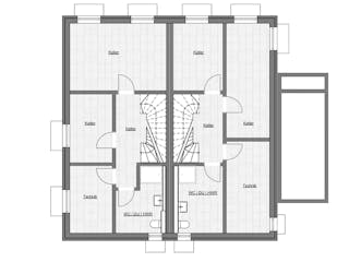 Massivhaus Doppelhaus 2 von SAALE-Haus, Satteldach-Klassiker Grundriss 3