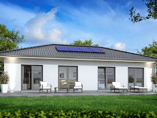 Fertighaus SH 100 B - VAR. B von ScanHaus Marlow, Bungalow Außenansicht 1