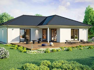 Fertighaus SH 115 WB XXL Var. B von ScanHaus Marlow, Bungalow Außenansicht 1