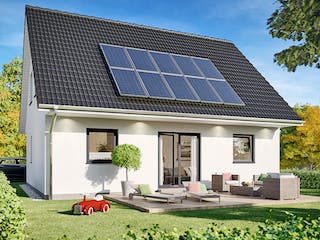 Fertighaus SH 122 - VAR. C1 von ScanHaus Marlow, Satteldach-Klassiker Außenansicht 1