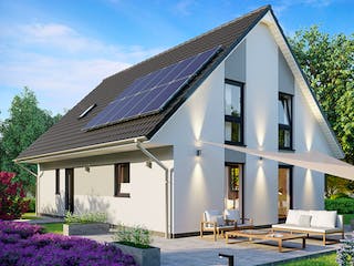 Fertighaus SH 142 XXL - VAR. A von ScanHaus Marlow, Satteldach-Klassiker Außenansicht 1