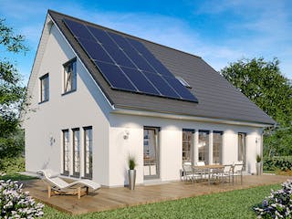 Fertighaus SH 158 - VAR. A von ScanHaus Marlow, Satteldach-Klassiker Außenansicht 1