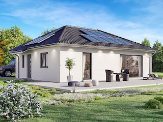 Fertighaus SH 83 B - VAR. A von ScanHaus Marlow, Bungalow Außenansicht 1