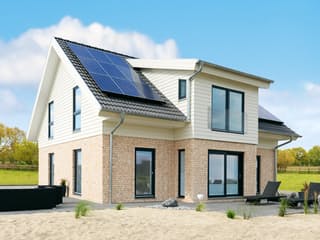 Fertighaus Schönhagen von Danhaus Deutschland Schlüsselfertig ab 477410€, Satteldach-Klassiker Außenansicht 1