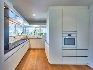 Fertighaus Haus Schulz von Fertighaus WEISS Schlüsselfertig ab 705412€, Pultdachhaus Innenansicht 5
