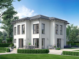 Fertighaus Solitaire-E-145 E7 von SCHWABENHAUS Schlüsselfertig ab 352149€, Stadtvilla Außenansicht 1