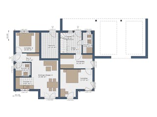 Fertighaus Solitaire Generationenhäuser von SCHWABENHAUS Schlüsselfertig ab 463070€, Satteldach-Klassiker Außenansicht 6