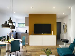 Fertighaus Solitaire Generationenhäuser von SCHWABENHAUS Schlüsselfertig ab 463070€, Satteldach-Klassiker Außenansicht 14