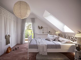 Fertighaus Solitaire Generationenhäuser von SCHWABENHAUS Schlüsselfertig ab 463070€, Satteldach-Klassiker Außenansicht 15