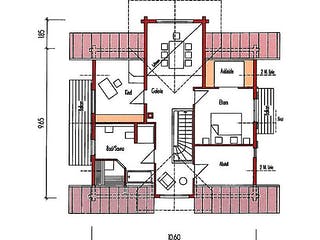 Blockhaus Schwarzwald von Rems-Murr-Holzhaus Ausbauhaus ab 404850€, Stadtvilla Grundriss 2