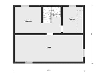 Fertighaus E 15-121.9 - Haus mit Satteldach von SchwörerHaus - Österreich Schlüsselfertig ab 287980€, Grundriss 3