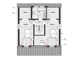 Fertighaus E 15-142.5 - Country-Haus von SchwörerHaus - Österreich Schlüsselfertig ab 419650€, Grundriss 2