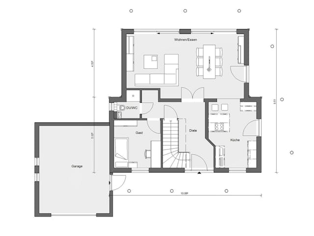 Fertighaus E 15-146.3 - Young Family Home 1 von SchwörerHaus - Österreich Schlüsselfertig ab 479270€, Grundriss 1 Fertighaus E 15-146.3 - Young Family Home 1 von SchwörerHaus - Österreich Schlüsselfertig ab 479270€, Grundriss 1