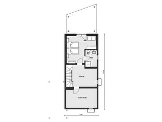 Fertighaus E 15-150.2 - Schmales Hauskonzept von SchwörerHaus - Österreich Schlüsselfertig ab 369930€, Grundriss 3