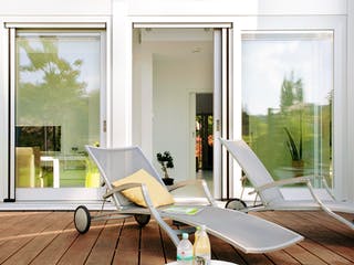 Fertighaus E 15-197.2 - Fertighaus mit Klinkerfassade von SchwörerHaus - Österreich, Außenansicht 3