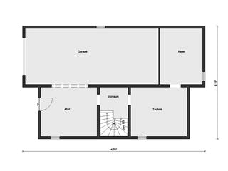 Fertighaus E 15-217.1 - Fertighaus mit 200 qm von SchwörerHaus Schlüsselfertig ab 642910€, Pultdachhaus Grundriss 3