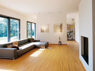 Fertighaus E 15-217.1 - Fertighaus mit 200 qm von SchwörerHaus Schlüsselfertig ab 642910€, Pultdachhaus Innenansicht 1