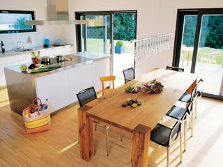 Fertighaus E 15-217.1 - Fertighaus mit 200 qm von SchwörerHaus Schlüsselfertig ab 642910€, Pultdachhaus Innenansicht 2