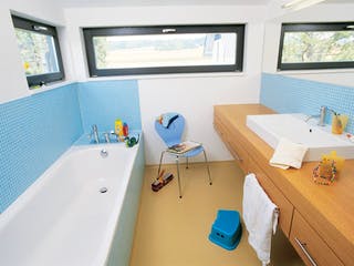 Fertighaus E 15-217.1 - Fertighaus mit 200 qm von SchwörerHaus Schlüsselfertig ab 642910€, Pultdachhaus Innenansicht 4