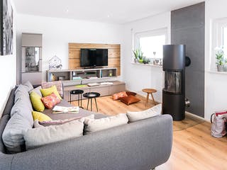 Fertighaus E 15-121.7 - Kundenhaus mit Eigenleistungen von SchwörerHaus - Österreich, Innenansicht 1