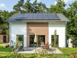 Fertighaus E 15-143.26 - Holz Fertighaus von SchwörerHaus - Österreich Schlüsselfertig ab 399850€, Außenansicht 2