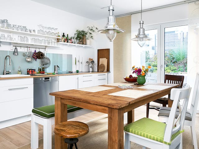 Fertighaus E15-150.5 - Im Bergischen Stil von SchwörerHaus Schlüsselfertig ab 381850€, Satteldach-Klassiker Innenansicht 3