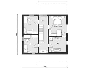 Fertighaus E 20-156.5 - Schwörer-Haus Cube von SchwörerHaus - Österreich Schlüsselfertig ab 568480€, Cubushaus Grundriss 2