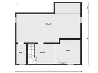 Fertighaus E 20-159.5 - Haus Kubus von SchwörerHaus - Österreich Schlüsselfertig ab 447370€, Cubushaus Grundriss 3