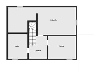 Fertighaus E 20-176.2 - Markantes Fertighaus als Kubus von SchwörerHaus - Österreich Schlüsselfertig ab 510290€, Grundriss 3