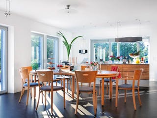 Fertighaus E 20-196.2 - Energiesparhaus von SchwörerHaus - Österreich Schlüsselfertig ab 586190€, Pultdachhaus Innenansicht 2