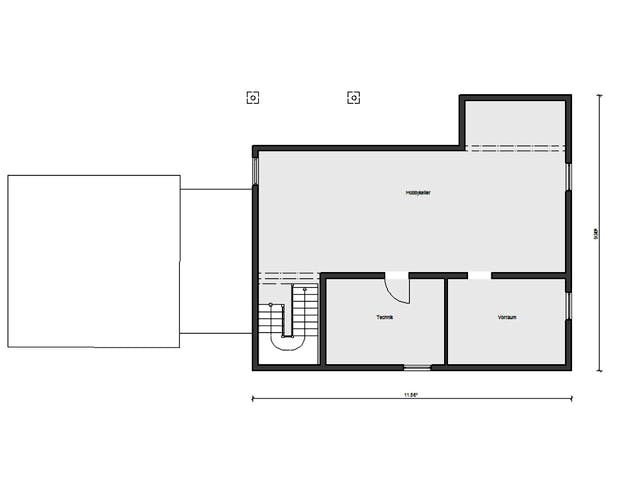 Fertighaus E 20-198.1 - Einfamilienhaus mit Z-Dach von SchwörerHaus Schlüsselfertig ab 737994€, Stadtvilla Grundriss 3