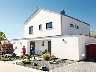 Fertighaus E 20-150.6 - Fertighaus individuell geplant von SchwörerHaus - Österreich, Außenansicht 2