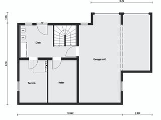 Fertighaus E 20-168.1 - Fertighaus im skandinavischen Landhausstil & Hampton-Flair von SchwörerHaus - Österreich, Grundriss 3