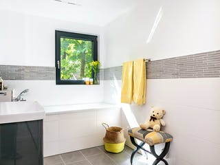 Fertighaus E 20-220.1 - Moderne Villa mit Flachdach von SchwörerHaus Schlüsselfertig ab 608464€, Cubushaus Innenansicht 9