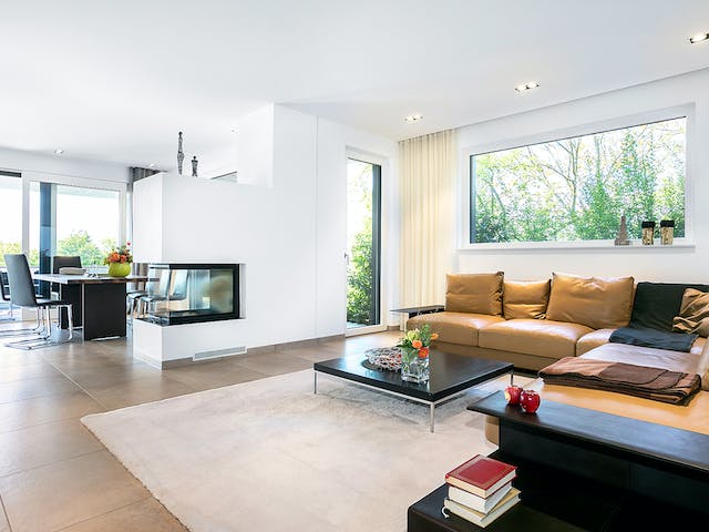 Fertighaus E 20-222.1 - Villa in Hanglage von SchwörerHaus Schlüsselfertig ab 1031805€, Cubushaus Innenansicht 1