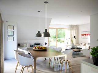 Fertighaus SOLUTION 204 V2 L von Living Fertighaus Schlüsselfertig ab 489984€, Satteldach-Klassiker Innenansicht 3