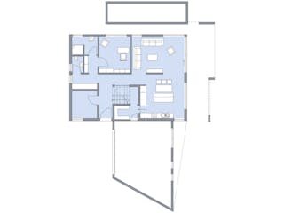 Massivhaus Haus Erhardt von Splietker Bau, Satteldach-Klassiker Grundriss 2