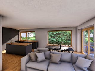 Massivhaus HAUSKONZEPT Mitwachsend von Splietker Bau, Satteldach-Klassiker Innenansicht 2