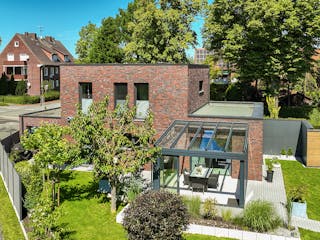 Massivhaus Haus Westkirchen von Splietker Bau, Cubushaus Außenansicht 2
