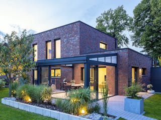 Massivhaus Haus Westkirchen von Splietker Bau, Cubushaus Außenansicht 4
