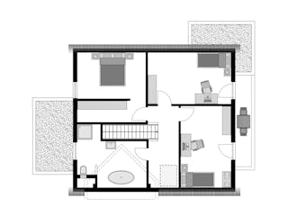 Fertighaus Einfamilienhaus Klassiker von STREIF Haus, Satteldach-Klassiker Grundriss 2