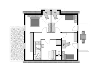 Fertighaus Einfamilienhaus Klassiker von STREIF Haus, Satteldach-Klassiker Grundriss 2