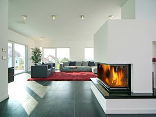 Fertighaus MH STYLE von Fertighaus WEISS Schlüsselfertig ab 647739€, Pultdachhaus Innenansicht 1