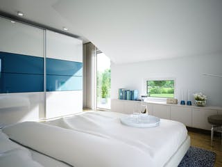 Fertighaus SUNSHINE 125 V5 von Living Fertighaus Schlüsselfertig ab 301963€, Satteldach-Klassiker Innenansicht 3