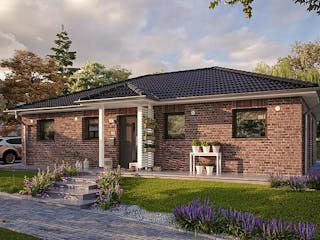 Massivhaus Bungalow 110 von Town & Country Haus Deutschland Schlüsselfertig ab 211890€, Bungalow Außenansicht 5