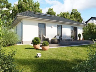 Massivhaus Bungalow 78 von Town & Country Haus Deutschland Schlüsselfertig ab 176650€, Bungalow Außenansicht 1