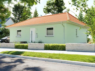 Massivhaus Bungalow 78 von Town & Country Haus Deutschland Schlüsselfertig ab 176650€, Bungalow Außenansicht 6