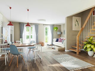 Massivhaus DH Mainz 128 von Town & Country Haus Deutschland Schlüsselfertig ab 242390€, Satteldach-Klassiker Innenansicht 1