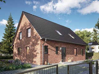 Massivhaus Domizil 192 von Town & Country Haus Deutschland Schlüsselfertig ab 349450€, Satteldach-Klassiker Außenansicht 5