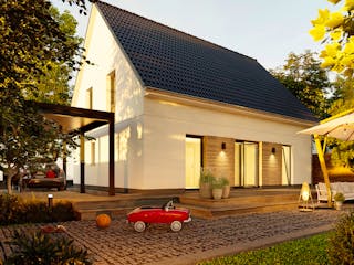 Massivhaus Edition Clever 138+ von Town & Country Haus Deutschland Schlüsselfertig ab 273750€, Außenansicht 4